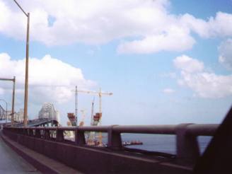 View of new bridge