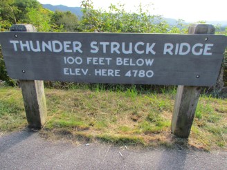 Thunder Struck sign
