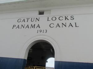 Gatun Locks sign