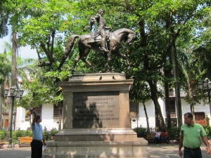 Simon Bolívar statue