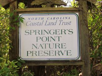 Springers Point Sign
