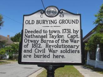  historic marker-Old Burying Ground