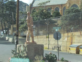 Iron man statue