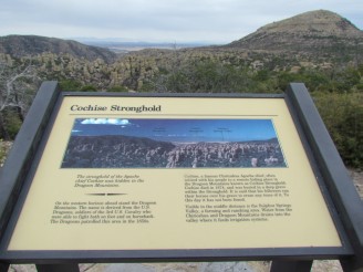 Cochise Stronghold in distance